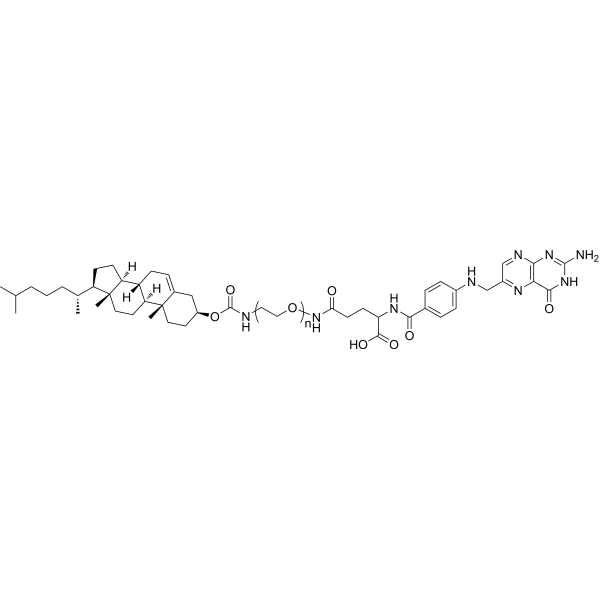 Cholesterol-PEG-Folate (MW 1000)